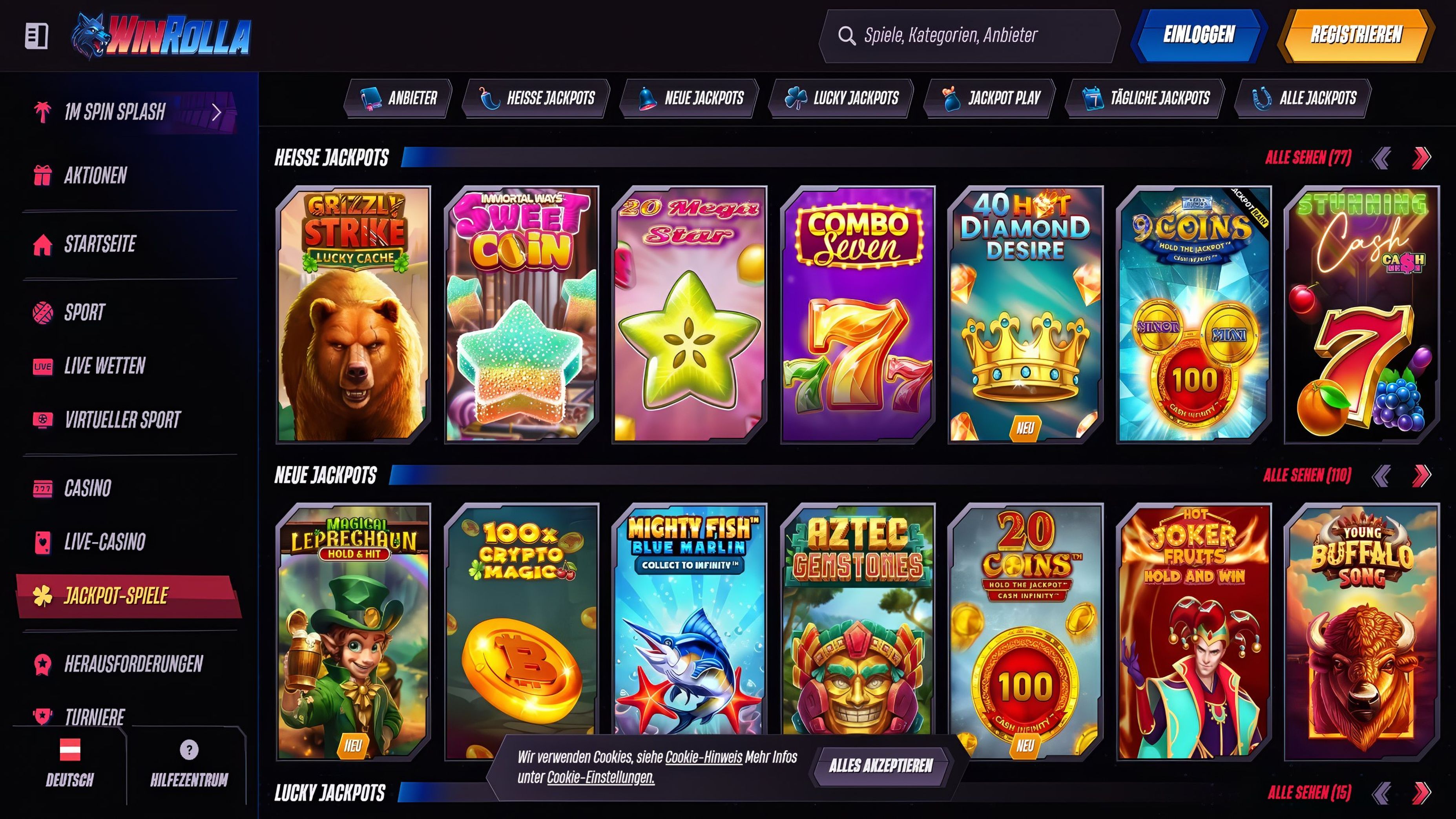 Winrolla desktop screenshot 2